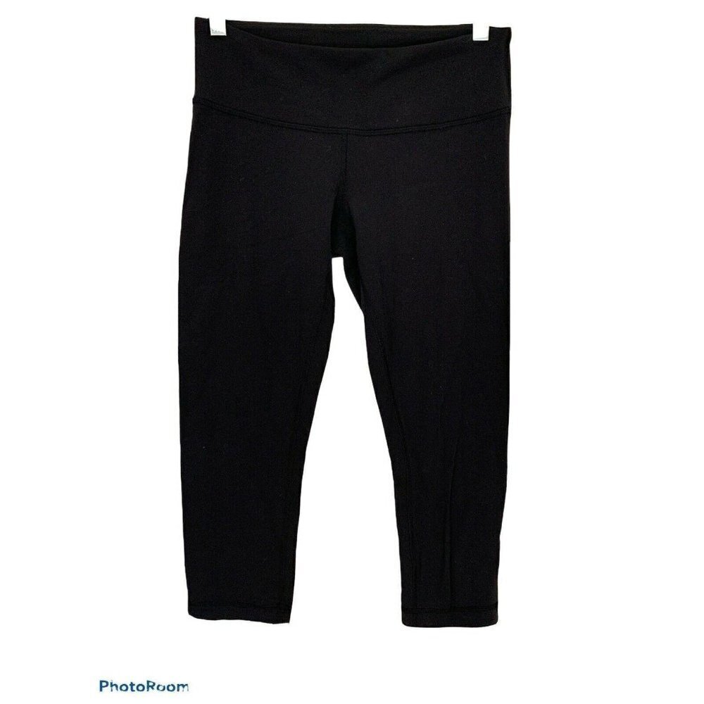 Lululemon Black 21” Cropped Leggings Skinny